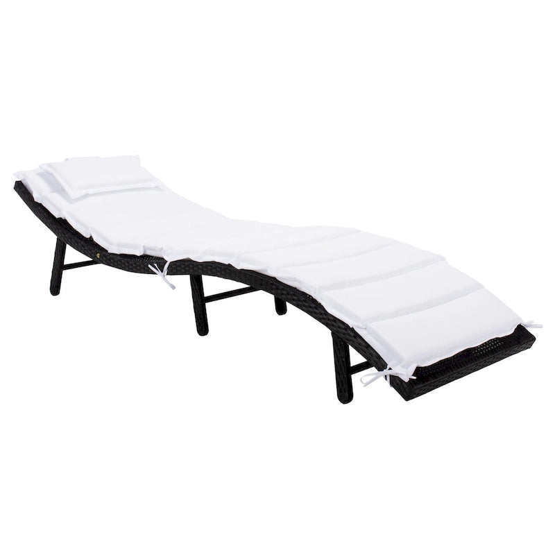 SAFAVIEH Outdoor Nihada Chaise Sun Lounger - 79Wx25Dx14H