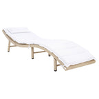 SAFAVIEH Outdoor Nihada Chaise Sun Lounger - 79Wx25Dx14H