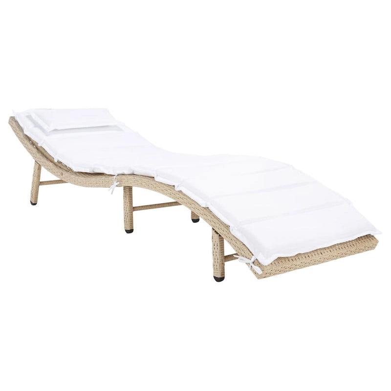 SAFAVIEH Outdoor Nihada Chaise Sun Lounger - 79Wx25Dx14H