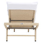 SAFAVIEH Outdoor Nihada Chaise Sun Lounger - 79Wx25Dx14H