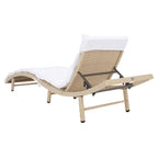 SAFAVIEH Outdoor Nihada Chaise Sun Lounger - 79Wx25Dx14H
