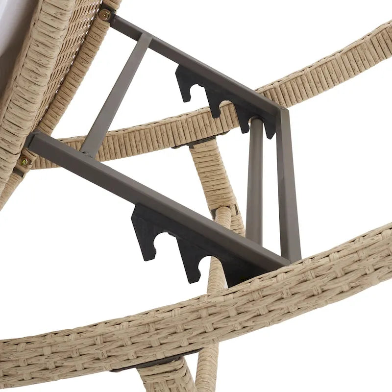 SAFAVIEH Outdoor Nihada Chaise Sun Lounger - 79Wx25Dx14H