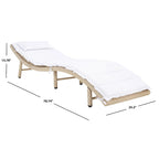 SAFAVIEH Outdoor Nihada Chaise Sun Lounger - 79Wx25Dx14H