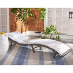 SAFAVIEH Outdoor Nihada Chaise Sun Lounger - 79Wx25Dx14H