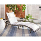 SAFAVIEH Outdoor Nihada Chaise Sun Lounger - 79Wx25Dx14H