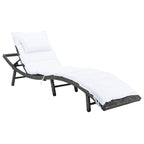 SAFAVIEH Outdoor Nihada Chaise Sun Lounger - 79Wx25Dx14H