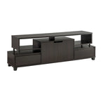 70" TV Console with Drawers & Shelves – Cappuccino, Modern Style, Fits up to 68" TV