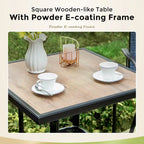 Namatota 3-piece Padded Sling Swivel Bar Stools and Table Set by Havenside Home