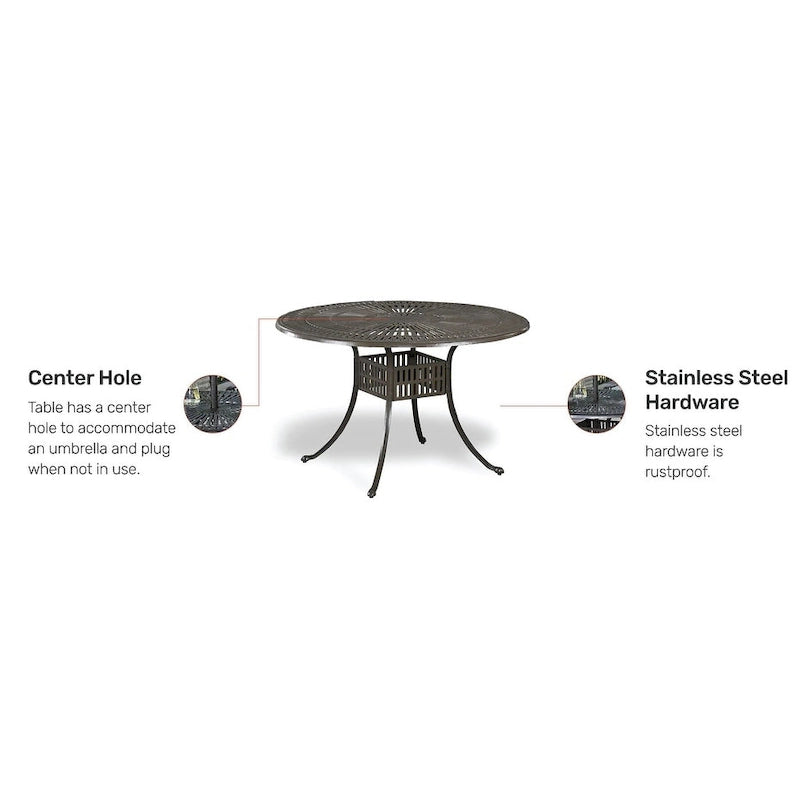 Grenada 5 Piece Outdoor Dining Set by homestyles