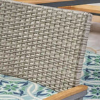 Luton Outdoor Aluminum 7 Piece Dining Set with Glass Table Top by Christopher Knight Home