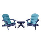 Malibu Outdoor 2 Seater Acacia Wood Chat Set with Water Resistant Cushions by Christopher Knight Home
