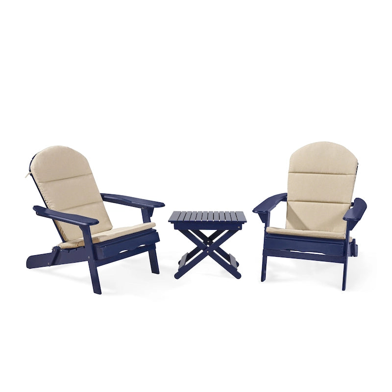 Malibu Outdoor 2 Seater Acacia Wood Chat Set with Water Resistant Cushions by Christopher Knight Home