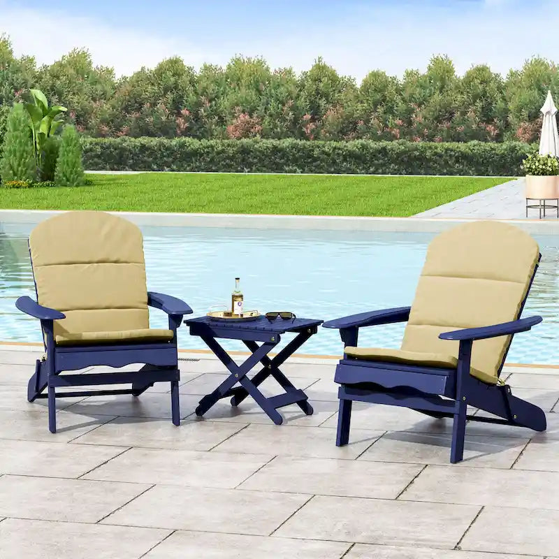 Malibu Outdoor 2 Seater Acacia Wood Chat Set with Water Resistant Cushions by Christopher Knight Home