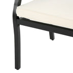 Esfera Outdoor 8 Seater Acacia Wood and Cast Aluminum Dining Set with Cushions by Christopher Knight Home