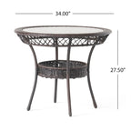 Lisbon Outdoor 5-piece Wicker Dining Set by Christopher Knight Home