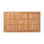 Elmar Outdoor 7 Piece Wood and Wicker Expandable Dining Set by Christopher Knight Home