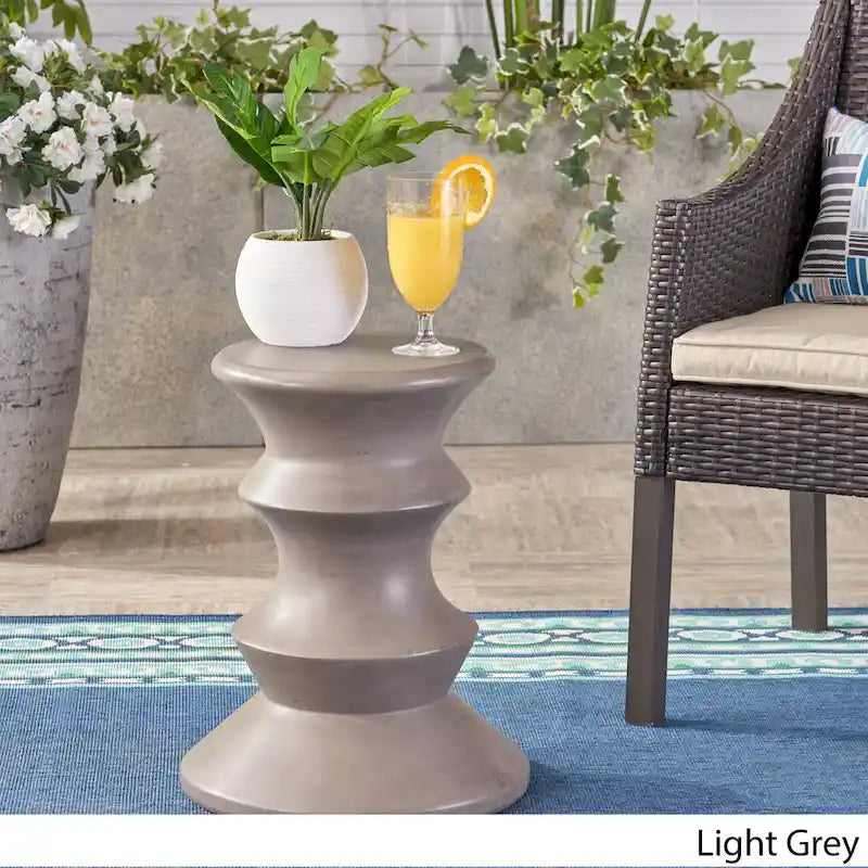 Eureka Outdoor Side Table, by Christopher Knight Home
