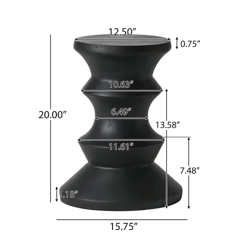 Eureka Outdoor Side Table, by Christopher Knight Home