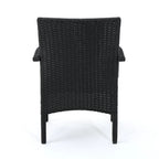 Cordoba Outdoor Wicker 4-piece Conversation Set with Cushions by Christopher Knight Home