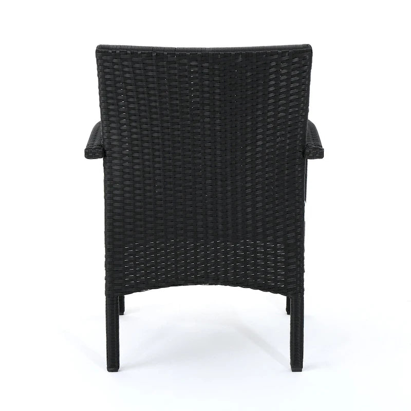 Cordoba Outdoor Wicker 4-piece Conversation Set with Cushions by Christopher Knight Home