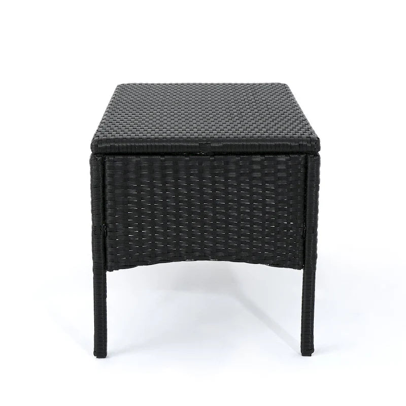 Cordoba Outdoor Wicker 4-piece Conversation Set with Cushions by Christopher Knight Home
