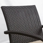 Cordoba Outdoor Wicker 4-piece Conversation Set with Cushions by Christopher Knight Home