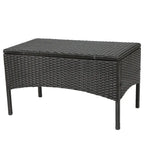 Cordoba Outdoor Wicker 4-piece Conversation Set with Cushions by Christopher Knight Home