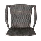 Littleton Outdoor Multi-brown 3-piece Wicker Bistro Set by Christopher Knight Home