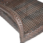 Littleton Outdoor Multi-brown 3-piece Wicker Bistro Set by Christopher Knight Home