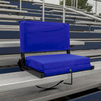 Outdoor Leisure Products 21 folding stadium chair in blue