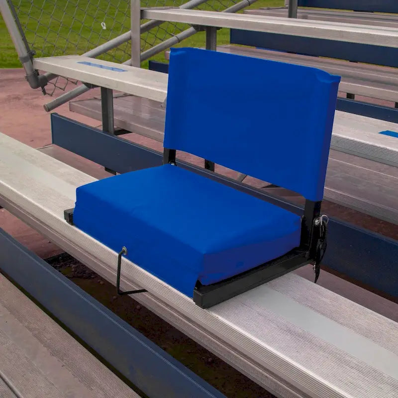 Outdoor Leisure Products 21 folding stadium chair in blue