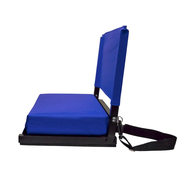 Outdoor Leisure Products 21 folding stadium chair in blue