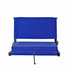 Outdoor Leisure Products 21 folding stadium chair in blue
