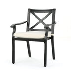 Navan Outdoor 6 Seater Aluminum Dining Set by Christopher Knight Home