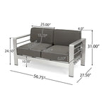 Cape Coral Outdoor 11-piece Sofa and Chat Set by Christopher Knight Home