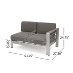 Cape Coral Outdoor 11-piece Sofa and Chat Set by Christopher Knight Home