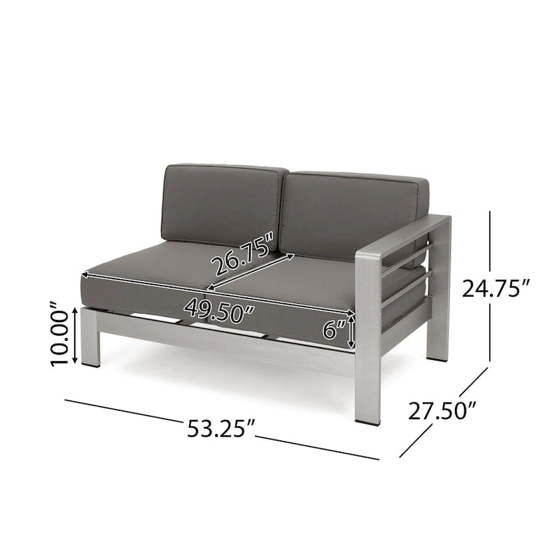 Cape Coral Outdoor 11-piece Sofa and Chat Set by Christopher Knight Home