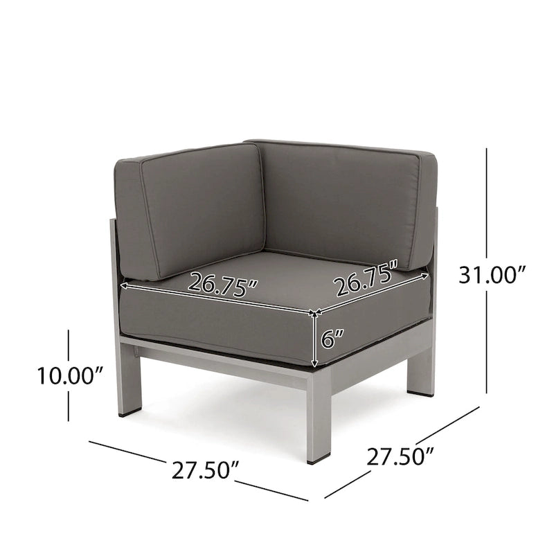 Cape Coral Outdoor 11-piece Sofa and Chat Set by Christopher Knight Home