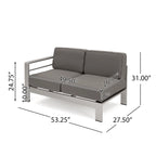 Cape Coral Outdoor 11-piece Sofa and Chat Set by Christopher Knight Home