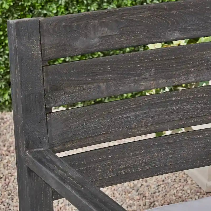 Nestor Outdoor Acacia Wood Dining Chairs by Christopher Knight Home