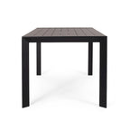Naop Outdoor Mesh and Aluminum 7 Piece Dining Set by Christopher Knight Home