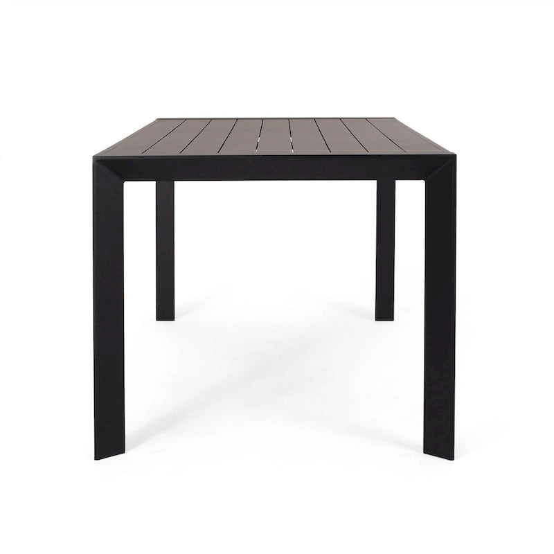 Naop Outdoor Mesh and Aluminum 7 Piece Dining Set by Christopher Knight Home