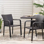 Christopher Knight Home Joyce Outdoor Wicker Dining Chairs (Set of 2)