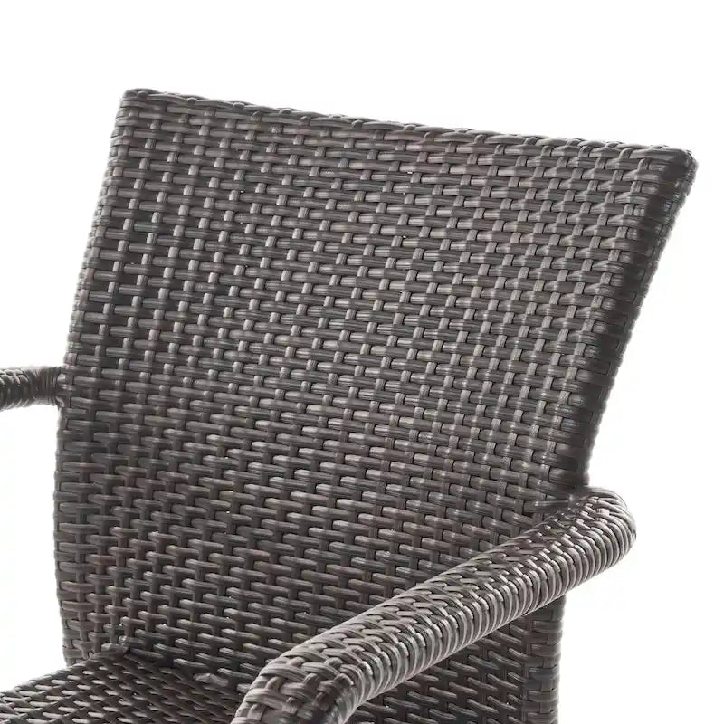 Christopher Knight Home Joyce Outdoor Wicker Dining Chairs (Set of 2)