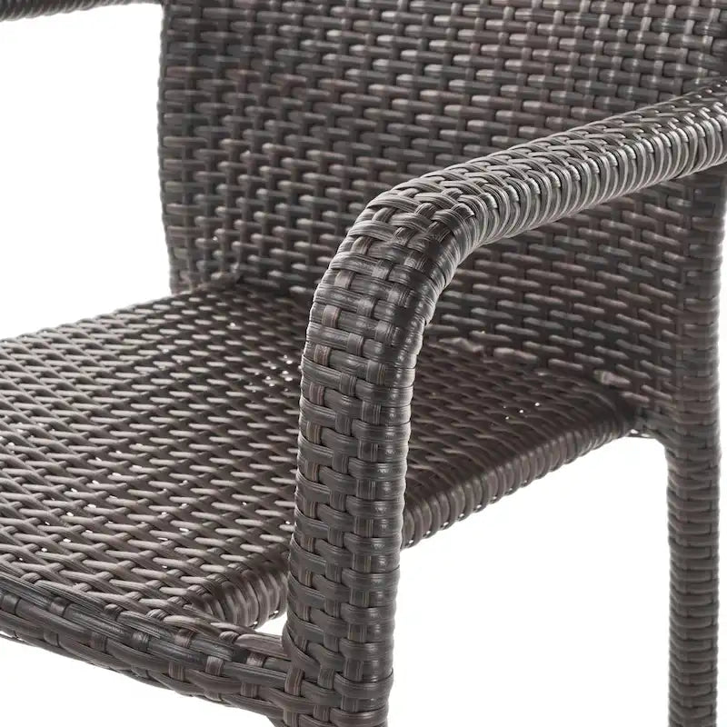 Christopher Knight Home Joyce Outdoor Wicker Dining Chairs (Set of 2)