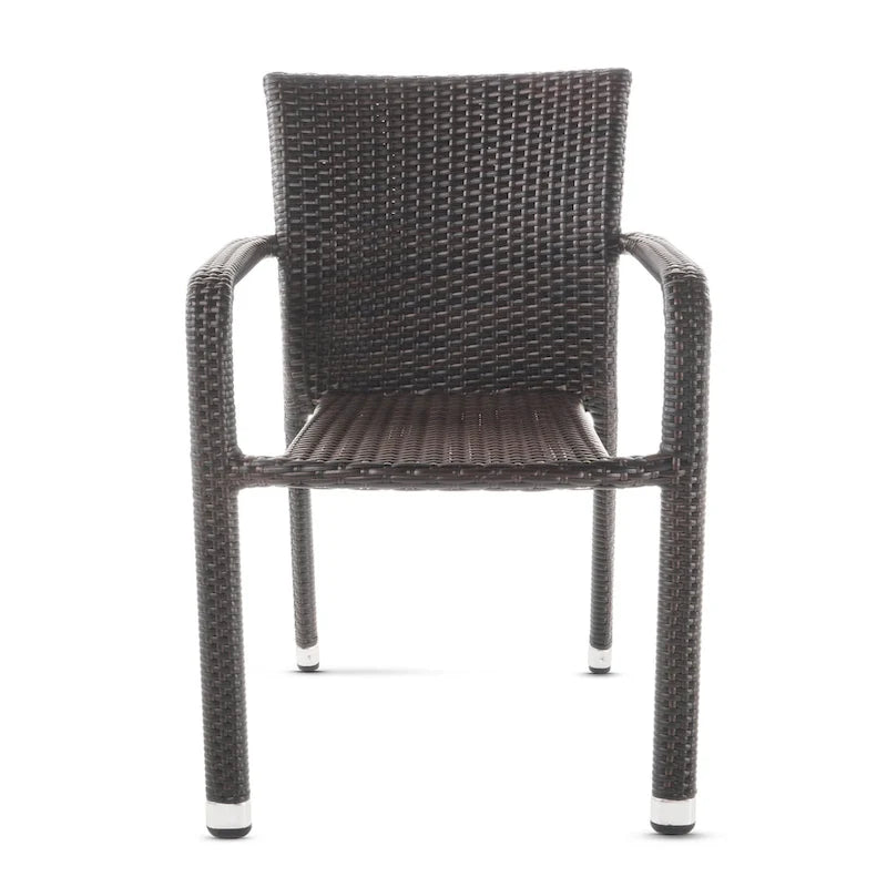 Christopher Knight Home Joyce Outdoor Wicker Dining Chairs (Set of 2)