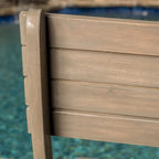 Positano Outdoor 3-piece Foldable Acacia Wood Bistro Set by Christopher Knight Home