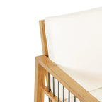 Elias Outdoor Acacia Wood Outdoor Club Chairs by Christopher Knight Home