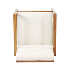 Elias Outdoor Acacia Wood Outdoor Club Chairs by Christopher Knight Home