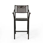 Tahoe Outdoor 29 Aluminum Barstool (Set of 4) by Christopher Knight Home